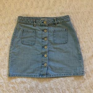 Garage Jean Skirt
